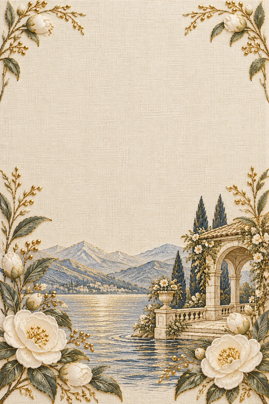 Interior de Orilla bordada